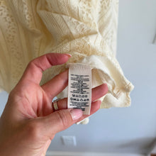 Load image into Gallery viewer, Free People Tu Es La Floral Lace Sleeveless Mini Dress Cream M