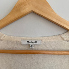 Load image into Gallery viewer, Madewell Cozy Walker Merino Wool Cardigan Sweater Cream XS