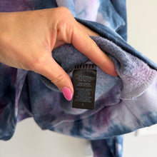 Load image into Gallery viewer, Aviator Nation Hand Dyed Relaxed Tie Dye Pullover Sweatshirt Purple L NWT
