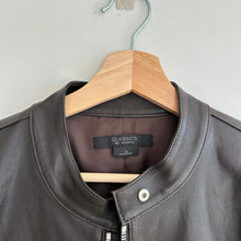 Load image into Gallery viewer, Classics by Worth Genuine Leather Zip Up Jacket Black 10 NWOT