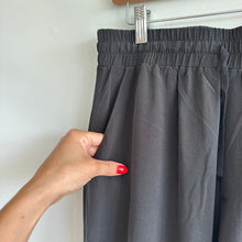 Load image into Gallery viewer, Splendid Naya Silk Mix High Rise Drawcord Waist Jogger Black L NWT
