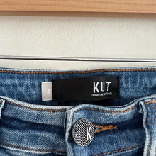 Load image into Gallery viewer, Kut From The Kloth High Rise Distressed Button Fly Jeans Blue 0