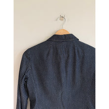 Load image into Gallery viewer, J.Crew Schoolboy Polka Dot Long Sleeve Blazer Navy White 2