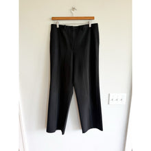 Load image into Gallery viewer, Jil Sander High Rise Straight Leg Trouser Pants Black 42