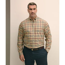 Load image into Gallery viewer, Brooks Brothers Plaid Long Sleeve Supima Button Down Shirt Brown Multi XL