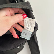 Load image into Gallery viewer, Level 99 Midnight Camo Zip Up Linen Blend Moto Jacket Green S