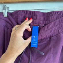 Load image into Gallery viewer, Kit And Ace High Rise Drawcord Waist Jogger Pants Purple XL