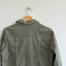 Load image into Gallery viewer, Adriano Goldschmied Robyn Button Front Collared Jean Jacket Green M NWT