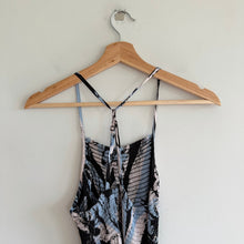 Load image into Gallery viewer, Free People Heatwave Floral Print Halter Neck Smocked Maxi Dress Blue XS
