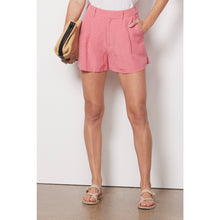 Load image into Gallery viewer, PAIGE Andie High Rise Pleated Short Pink-Dusty Bubblegum 0