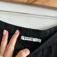 Load image into Gallery viewer, T by Alexander Wang Bubble Hem High Rise Pull On Pencil Skirt Black L