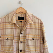 Load image into Gallery viewer, Sanctuary Plaid Shacket Pink Yellow Cream XS
