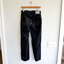 Load image into Gallery viewer, Mac Jeans Rich Carla Velvet High Rise Wide Leg Jeans Black 34