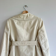 Load image into Gallery viewer, Vintage Aquanala Sara Fredericks Wool Lined Double Breasted Belted Trench Coat L