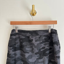 Load image into Gallery viewer, Sundry Camo Print Drawcord Mid Rise Waist Mini Skirt Gray 0