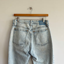 Load image into Gallery viewer, Abercrombie & Fitch The Skinny High Rise Denim Distressed Straight Jeans Blue 30