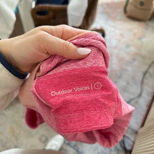 Load image into Gallery viewer, Outdoor Voices Venus Crew Neck Colorblock Crop Top Pink S