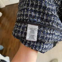 Load image into Gallery viewer, Elie Tahari Twill Midi Cut Out Lace Trim Coat