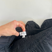 Load image into Gallery viewer, GILLI Strapless Cotton Smocked Bodice Wide Leg Jumpsuit Black M