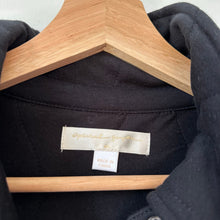 Load image into Gallery viewer, Spiritual Gangster Wave Quilted Snap Front Long Sleeve Shacket Black M