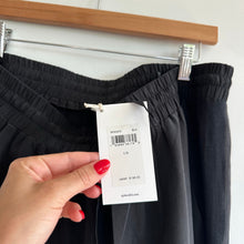 Load image into Gallery viewer, Splendid Naya Silk Mix High Rise Drawcord Waist Jogger Black L NWT