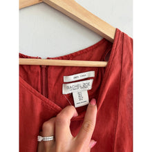 Load image into Gallery viewer, Rachel Zoe Linen Sleeveless Belted Scoop Neck Wide Leg Jumpsuit Rust Orange 2