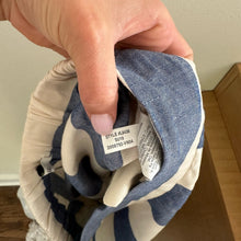 Load image into Gallery viewer, Madewell Huston Pull-On Wide-Leg Striped Cropped Pants Blue/White XS