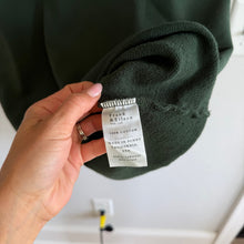 Load image into Gallery viewer, Frank & Eileen Izzie Rolled Funnel Neck Long Sleeve Sweatshirt Dress Evergreen L