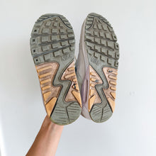 Load image into Gallery viewer, Nike Air Max 90 Pink String Leather Lace Up Low Top Sneakers White 5Y