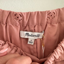 Load image into Gallery viewer, Madewell Eyelet Off The Shoulder Scalloped Hem Dress Pink 2