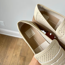 Load image into Gallery viewer, Dolce Vita Ersula Faux Leather Slip On Platform Block Log Sole Loafers Ivory 9