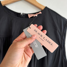 Load image into Gallery viewer, Chico's Black Label Tiered Sleeveless Dress Black L NWT