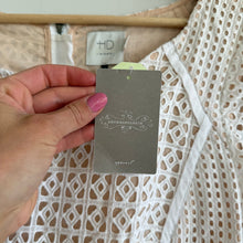 Load image into Gallery viewer, Anthropologie HD in Paris Georgia Eyelet Short Sleeve Flounce Hem Dress 10 NWT