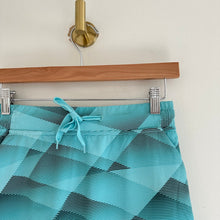 Load image into Gallery viewer, Slazenger Geometric Print Mid Rise Activewear Golf Skort Turquoise XS