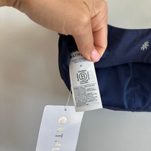 Load image into Gallery viewer, Athleta Scoop Bikini Top Navy M NWT