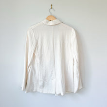 Load image into Gallery viewer, A New Day Double-Breasted Notch Lapel Long Sleeve Blazer Cream XS
