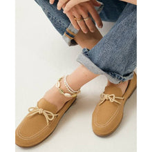 Load image into Gallery viewer, Rothy's The Boat Slip On Round Toe Lightweight Flats Tan 6.5