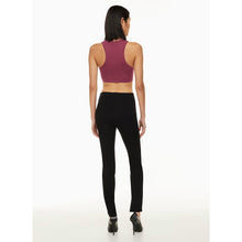 Load image into Gallery viewer, Aritzia Babaton Scuplt Knit Racerback Crew Neck Cropped Tank Top Red L
