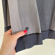 Load image into Gallery viewer, Lululemon Ebb To Train Abstract Zip Up Hooded Jacket Gray/Cream 6