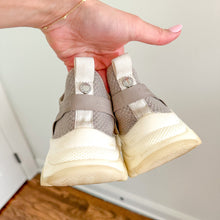 Load image into Gallery viewer, Steve Madden Myles Knit Lace Up Sneakers Tan 8