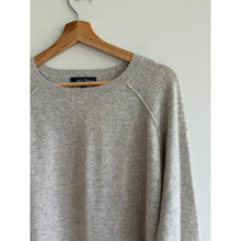 Load image into Gallery viewer, Archer Cashmere Crew Neck Long Sleeve Pullover Sweater Gray M