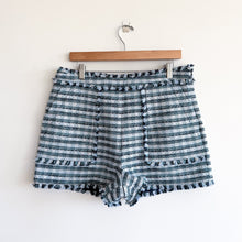 Load image into Gallery viewer, Cinq à Sept Matilda Plaid Tweed Reenee Vest Allen Shorts Matching Set Blue L NWT