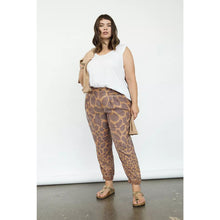 Load image into Gallery viewer, Anthropologie Tamarind Trouser High Rise Animal Print Joggers 10