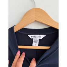 Load image into Gallery viewer, Athleta Retroterry Crew Neck Long Sleeve Pullover Sweatshirt Blue XS
