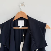 Load image into Gallery viewer, Boss Hugo Boss Canymea Runway Edition Cinch Waist Long Duster Vest Black NWT