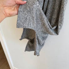 Load image into Gallery viewer, Lovers + Friends Bari Waist Tie V-Neck Sleeveless Mini Dress Heather Grey M