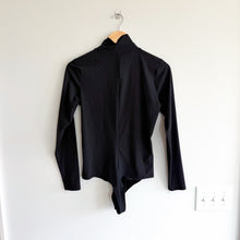 Load image into Gallery viewer, SPANX Suit Yourself Ribbed Long Sleeve Turtleneck Bodysuit Black L