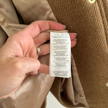 Load image into Gallery viewer, J. Crew Chateau Wool Blend Hooded Stadium Cloth Parka Coat Brown 00P
