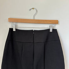 Load image into Gallery viewer, Anthropologie Eva Franco Floral Embroidered Back Slit Pencil Skirt Black 2