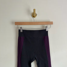 Load image into Gallery viewer, Lululemon About That Base High Rise Tight Black / Tender Violet 4
